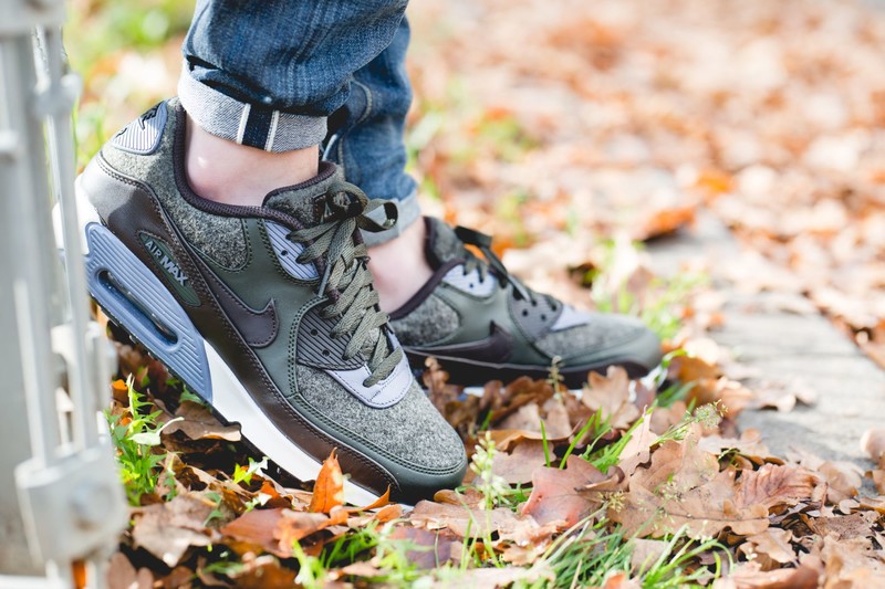 Nike Air Max 90 Premium Sequoia Wool 700155 300 Grailify